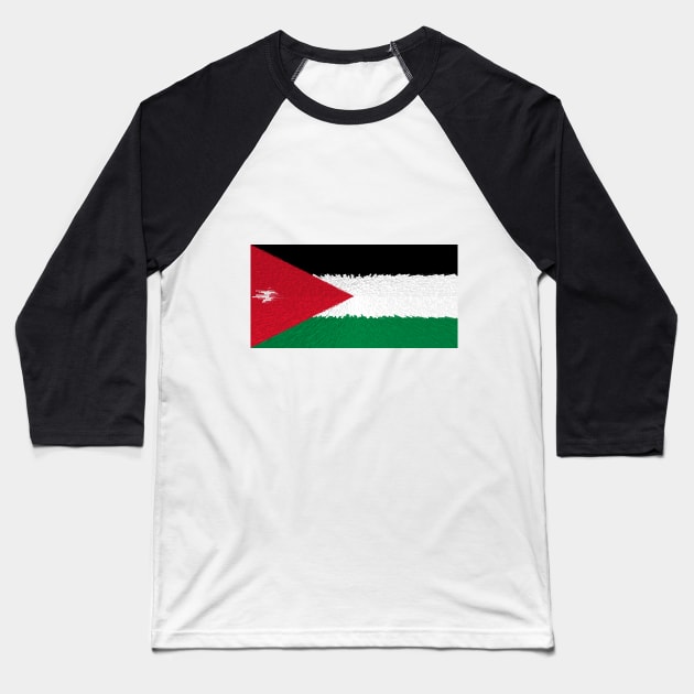 Extruded flag of Jordan Baseball T-Shirt by DrPen